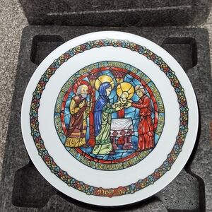 NOEL VITRAIL 4th plate THE PURIFICATION